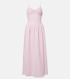 Faithfull Vares linen midi dress