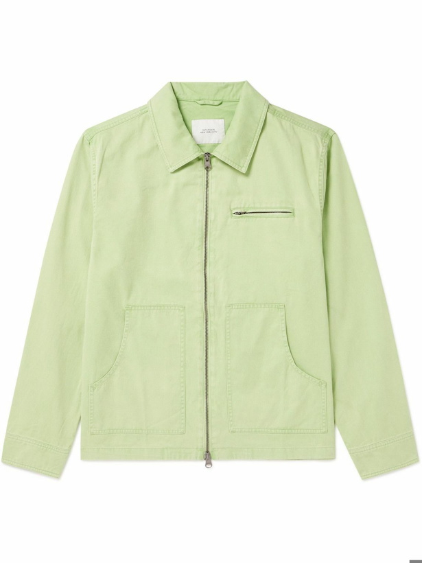 Photo: Saturdays NYC - Flores Sunbaked Cotton-Twill Shirt Jacket - Green