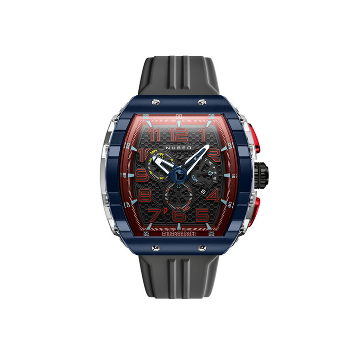 Photo: Nubeo Magellan Grey Dial Mens Watch NB-6088-08