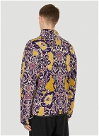 Fleur Fleece Zip Jacket in Purple