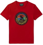 Polo Ralph Lauren - Slim-Fit Printed Cotton-Jersey T-Shirt - Red