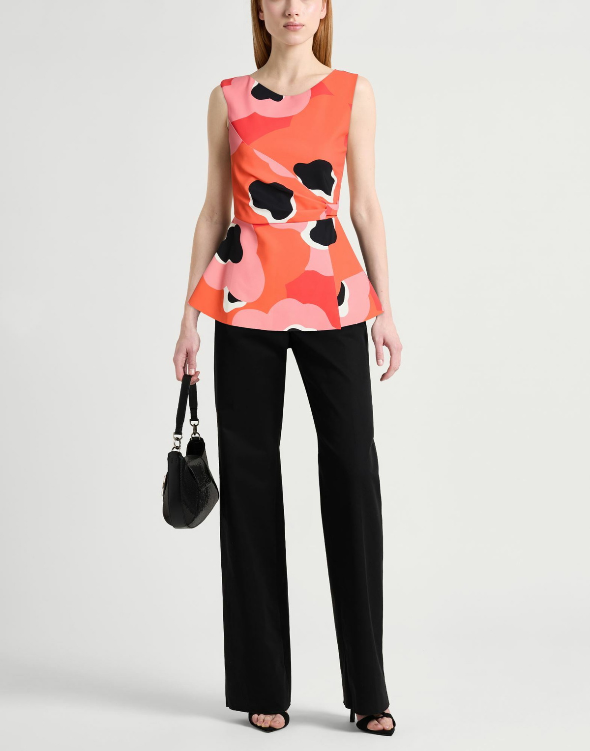 Chiara Boni La Petite Robe Womens Top in Orange