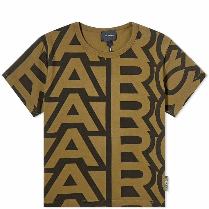 Photo: Marc Jacobs Women's Monogram Baby T-Shirt in Olive/Black