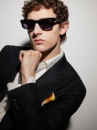 Jacques Marie Mage - Initials Square-Frame Acetate Sunglasses