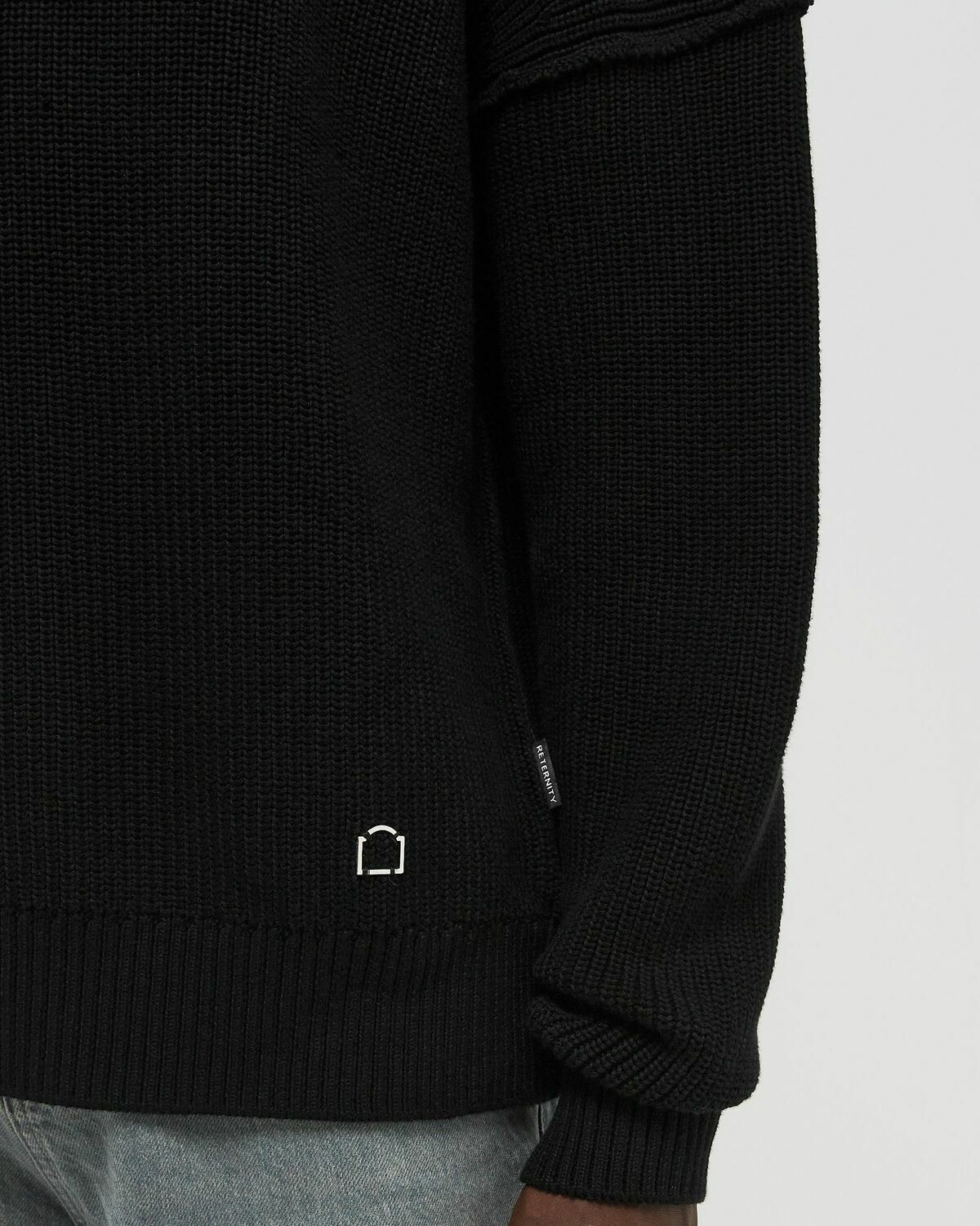 Reternity CREATIVE DEPT KNIT SWEATER Black Mens Pullover