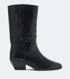 JUDE Saga leather mid-calf boots