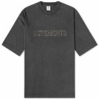 Vetements Men's Logo Outline T-Shirt in Faded Black