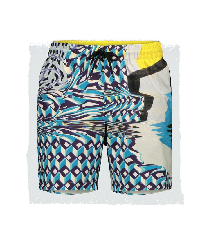 Photo: Dries Van Noten - Printed swim shorts