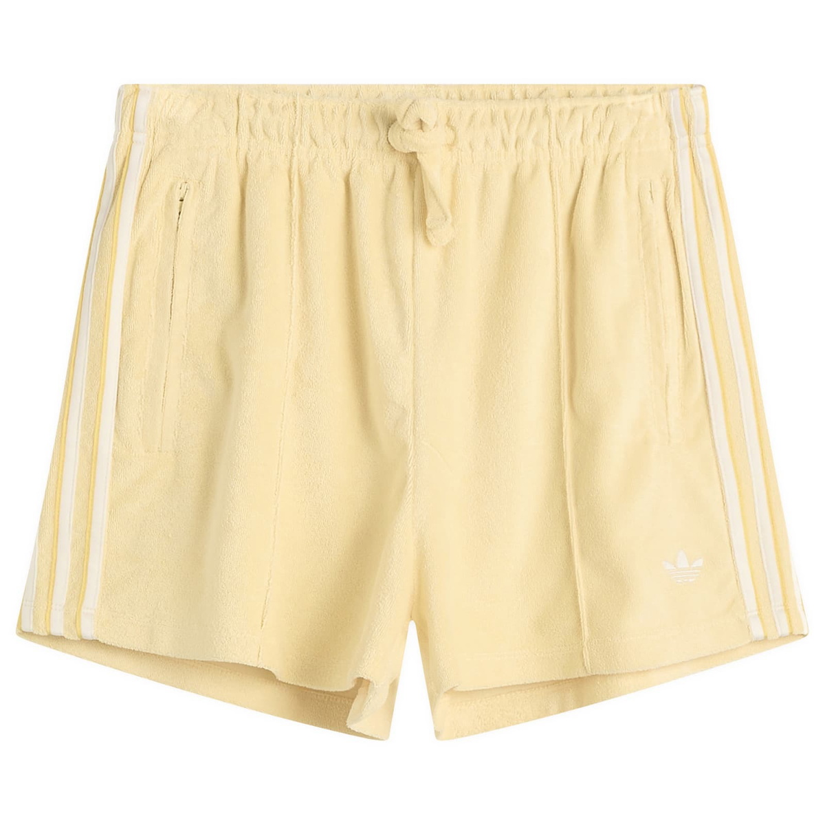 Adidas Women's Terry Towel Shorts in Orange Tint