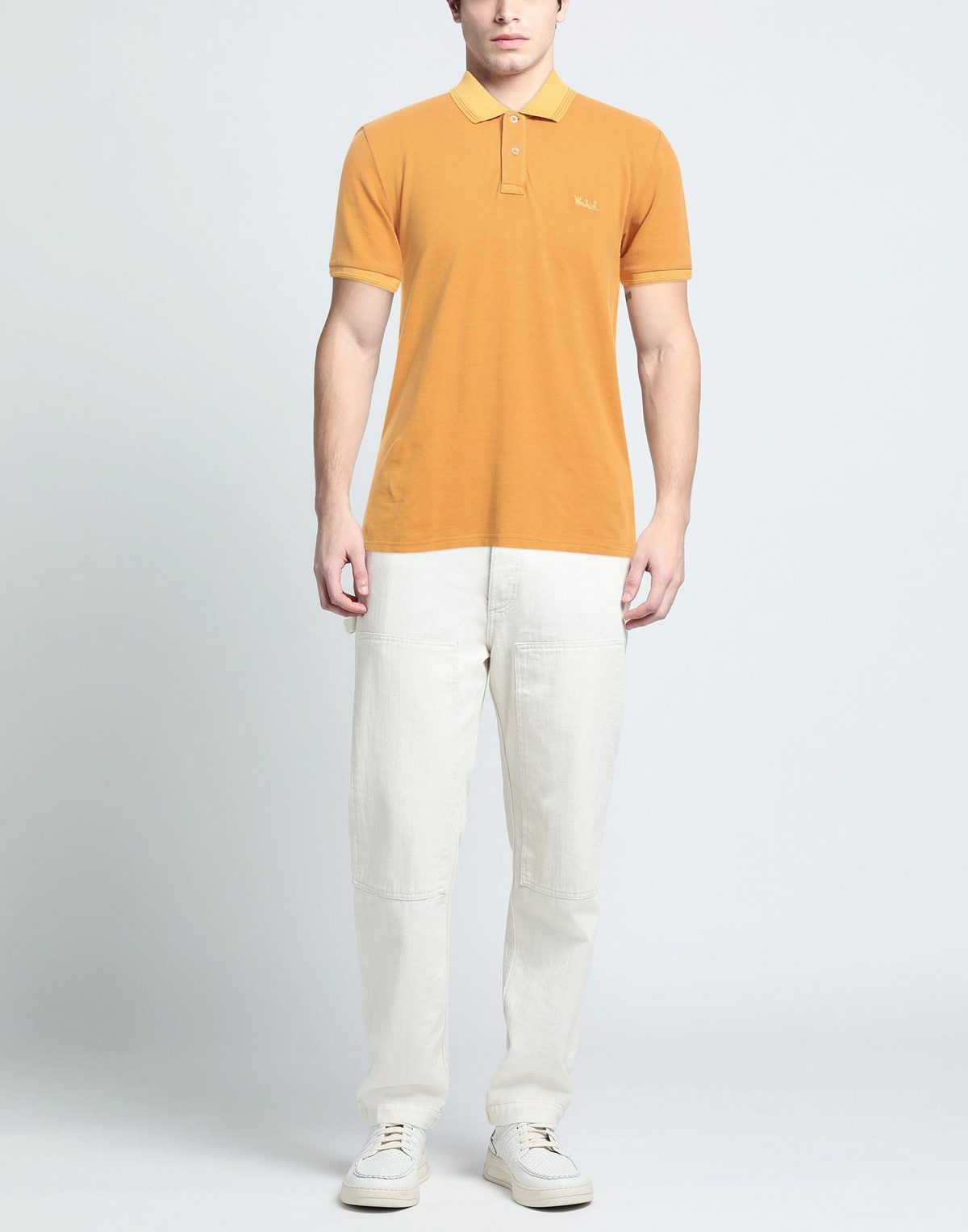 Woolrich Mens Polo shirt Mustard
