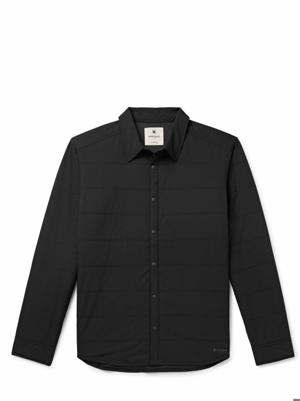 Photo: Snow Peak - Quilted Primeflex® Shell Shirt Jacket - Black