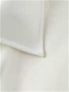 Emma Willis - Slim-Fit Cutaway-Collar Cotton-Poplin Shirt - Neutrals