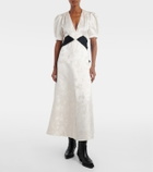 Gabriela Hearst Larkin floral silk midi dress