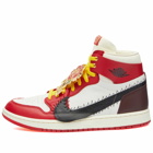 Air Jordan x Teyana Taylor 1 ZM Air CMFT 2 SP W Sneakers in Gym Red/Black/Earth