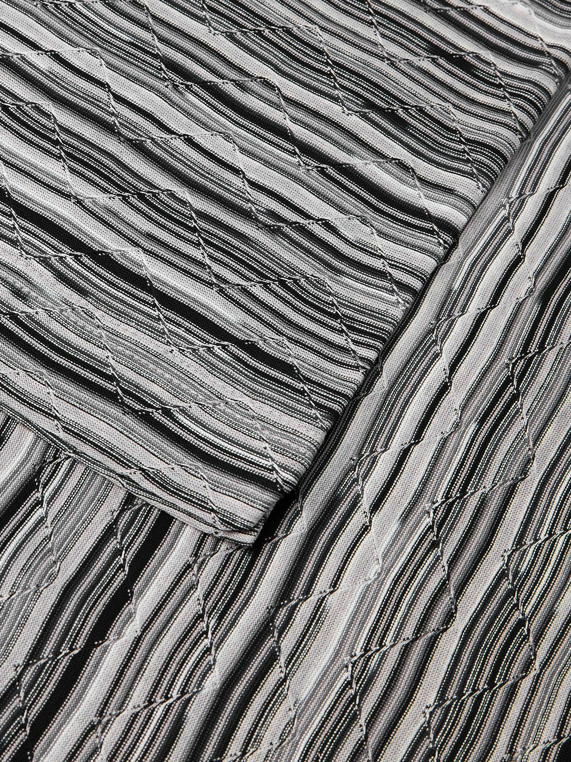 Missoni - Space-Dyed Cotton-Jersey Jacquard T-Shirt - Gray