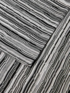 Missoni - Space-Dyed Cotton-Jersey Jacquard T-Shirt - Gray
