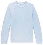 NN07 - Robin Fleece-Back Cotton-Jersey Sweatshirt - Blue