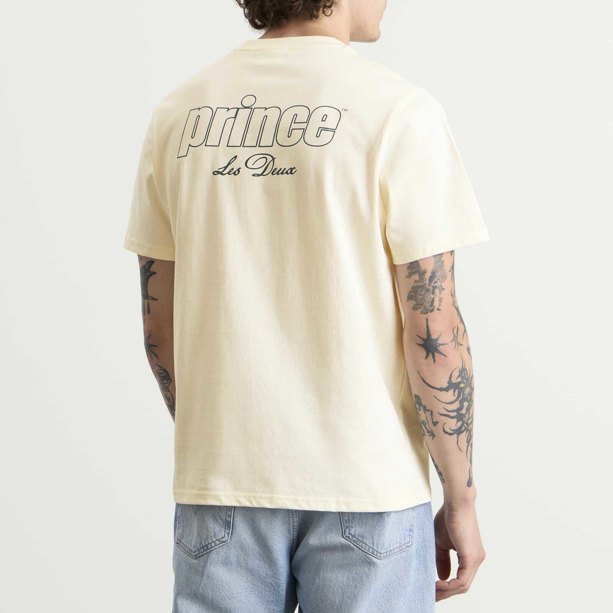 Les Deux Men's Prince LD T-shirt in Light Ivory