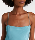 SIR Amelie floral silk crêpe maxi dress