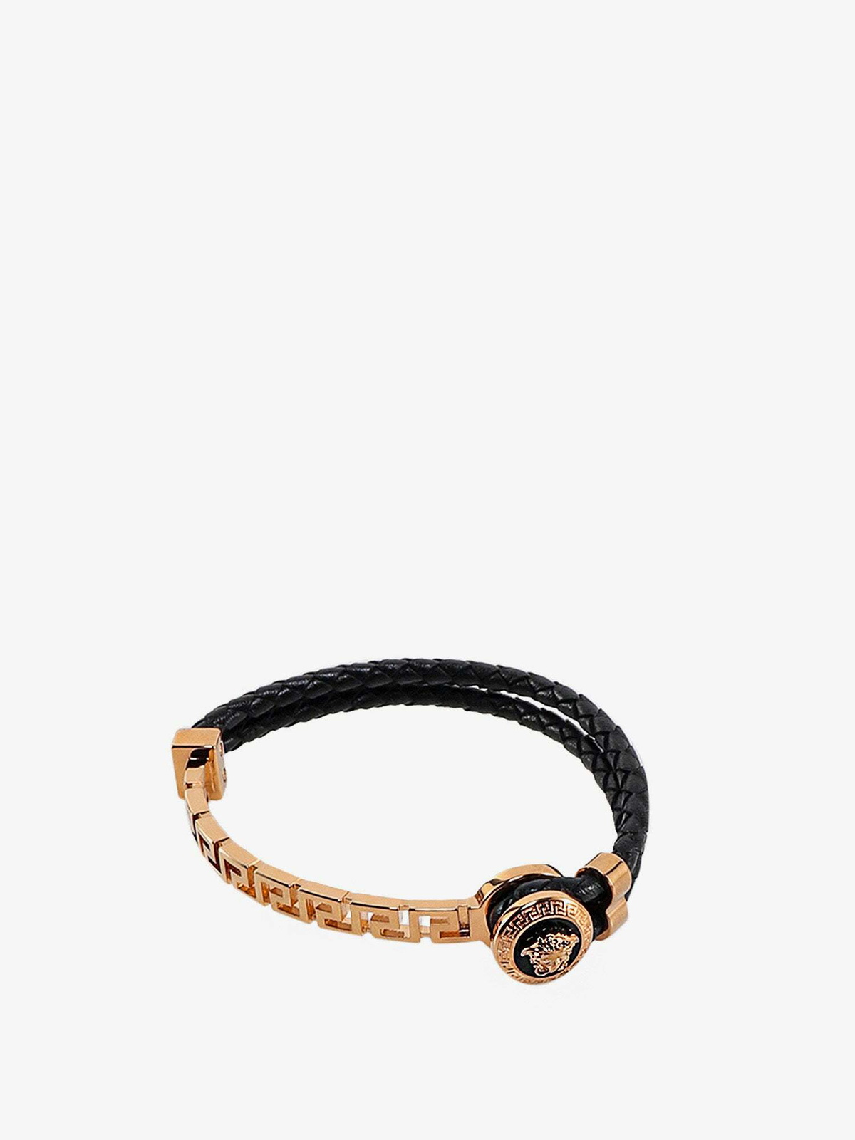 Versace Bracelet Black Mens Versace