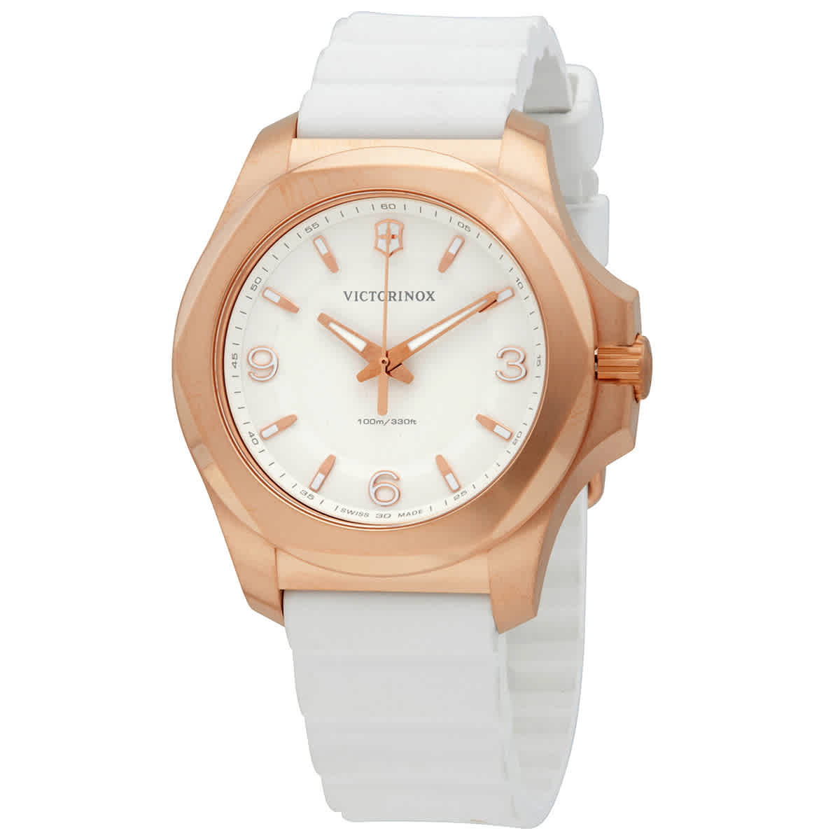 Yourelia　①-1 Victorinox I.N.O.X. V Quartz White Dial Ladies Watch 241921 Victorinox