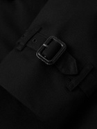 Burberry - Kensington Double-Breasted Belted Cotton-Gabardine Trench Coat - Black