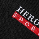 Heron Preston Men's Heron Sport Long Socks in Black