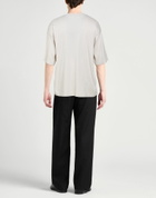 Lanvin Mens T-shirt Light in Grey