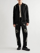 Adish - Makhlut Embroidered Cotton-Twill Jacket - Black