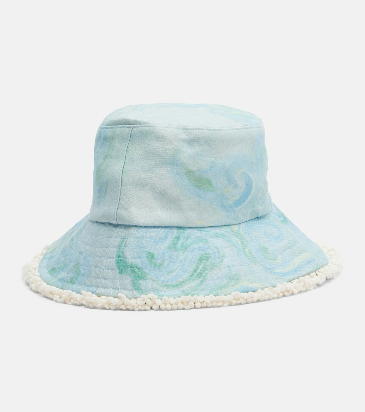 Alémais Printed linen bucket hat