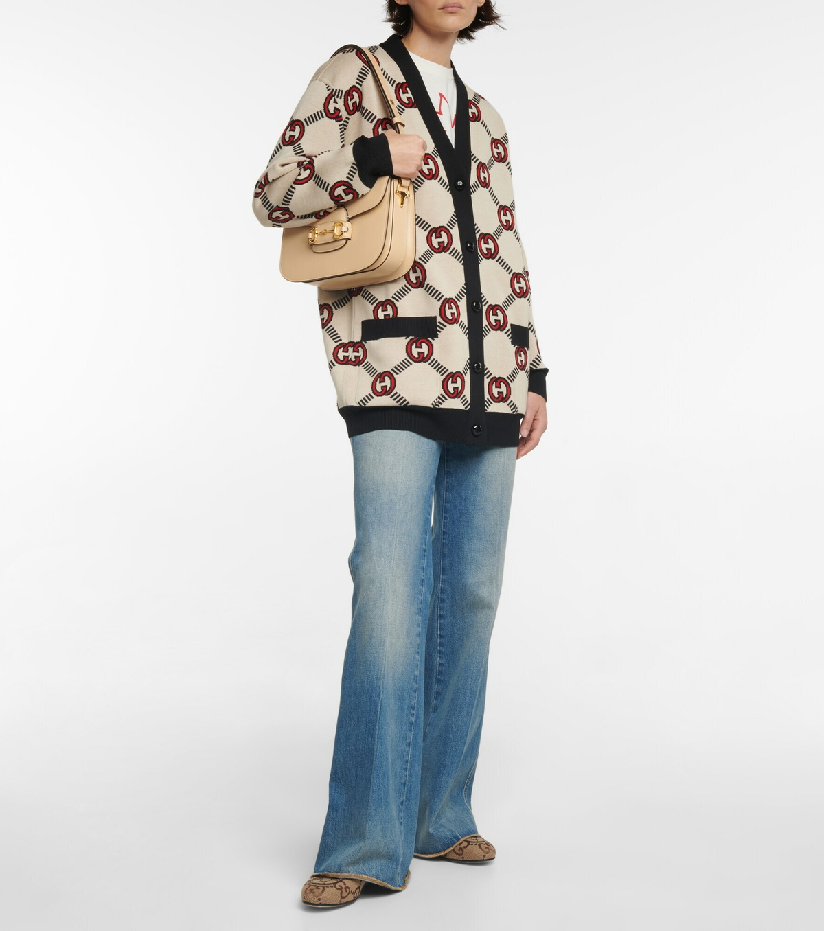 gucci princetown canvas