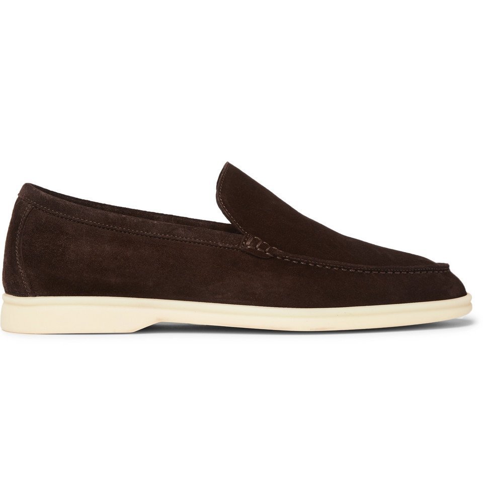 Loro Piana - Summer Walk Suede Loafers - Men - Brown