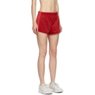 adidas Originals Red 3-Stripe Shorts