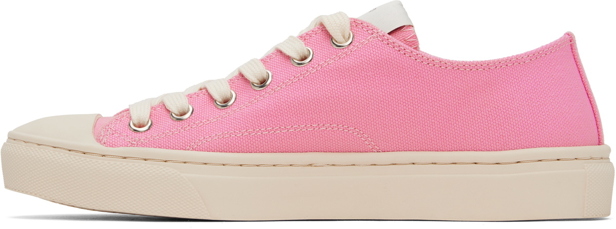 スニーカー Vivienne Westwood Women's Low Top Sneakers Pink 75020005WW00 Vivienne Westwood Pink Low Top Plimsoll Sneakers Vivienne