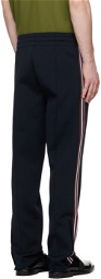 Burberry Navy Stripe Sweatpants