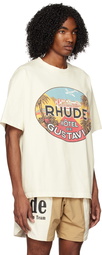 Rhude Off-White 'Hotel de Gustavia' T-Shirt