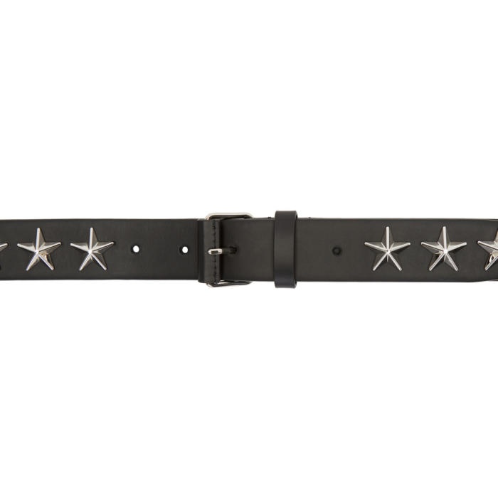 Photo: Givenchy Black Roll Buckle Stars Belt