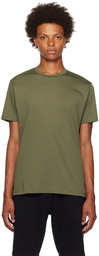 Sunspel Khaki Riviera T-Shirt