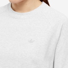 Adidas Women's Essential T-Shirt in Light Grey Heather