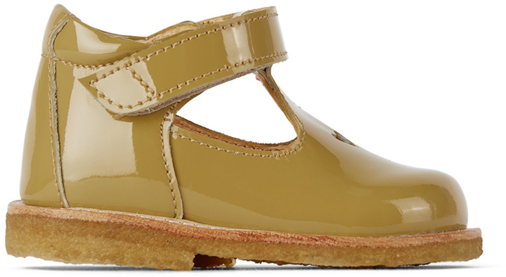 Photo: ANGULUS Baby Patent Heart Mary Jane Starter Flats