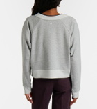 Victoria Beckham Printed cotton-blend jersey sweatshirt