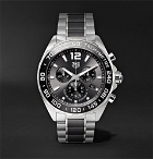 TAG Heuer - Formula 1 Chronograph 43mm Stainless Steel Watch - Men - Black