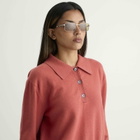 Bottega Veneta Eyewear Bottega Veneta BV1469S Sunglasses in Silver/Yellow 