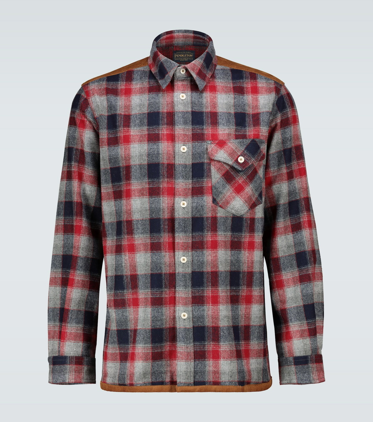 Junya Watanabe - Junya Watanabe MAN eYe x Pendleton checked shirt