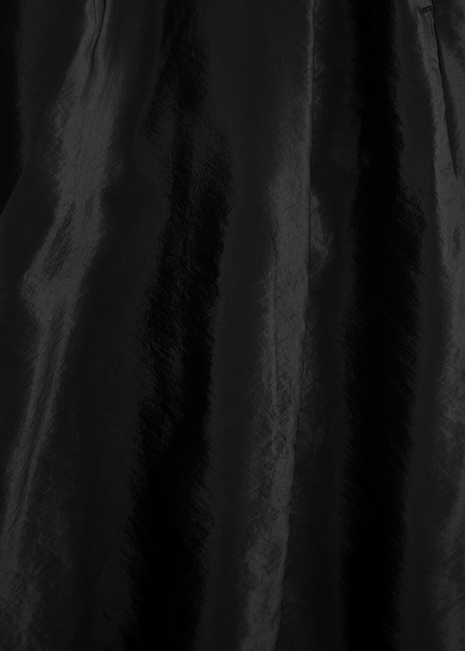 BY Malene Birger Isoldas Satin Maxi Skirt Black