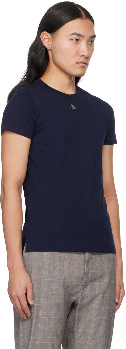 Vivienne Westwood Navy Orb Peru T-Shirt Vivienne Westwood