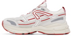 Axel Arigato White & Red Marathon R-Trail Sneakers