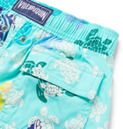 Vilebrequin - Boys Ages 10 - 12 Jim Glow-in-the-Dark Printed Swim Shorts - Men - Blue