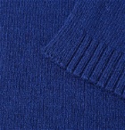 Officine Generale - Cashmere and Wool-Blend Scarf - Blue