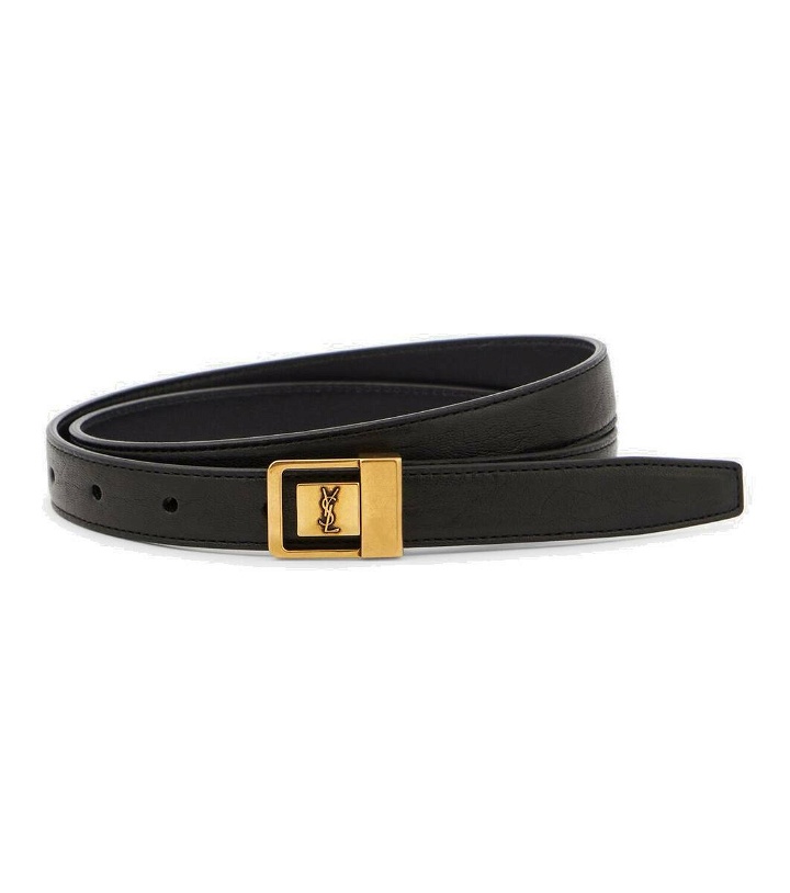 Photo: Saint Laurent Slim leather belt